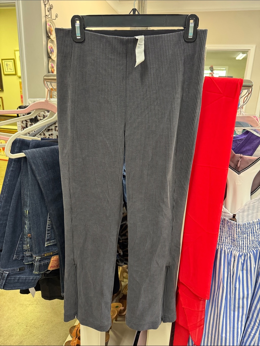 lululemon athletica Charcoal Ribbed Boot Cut Pants